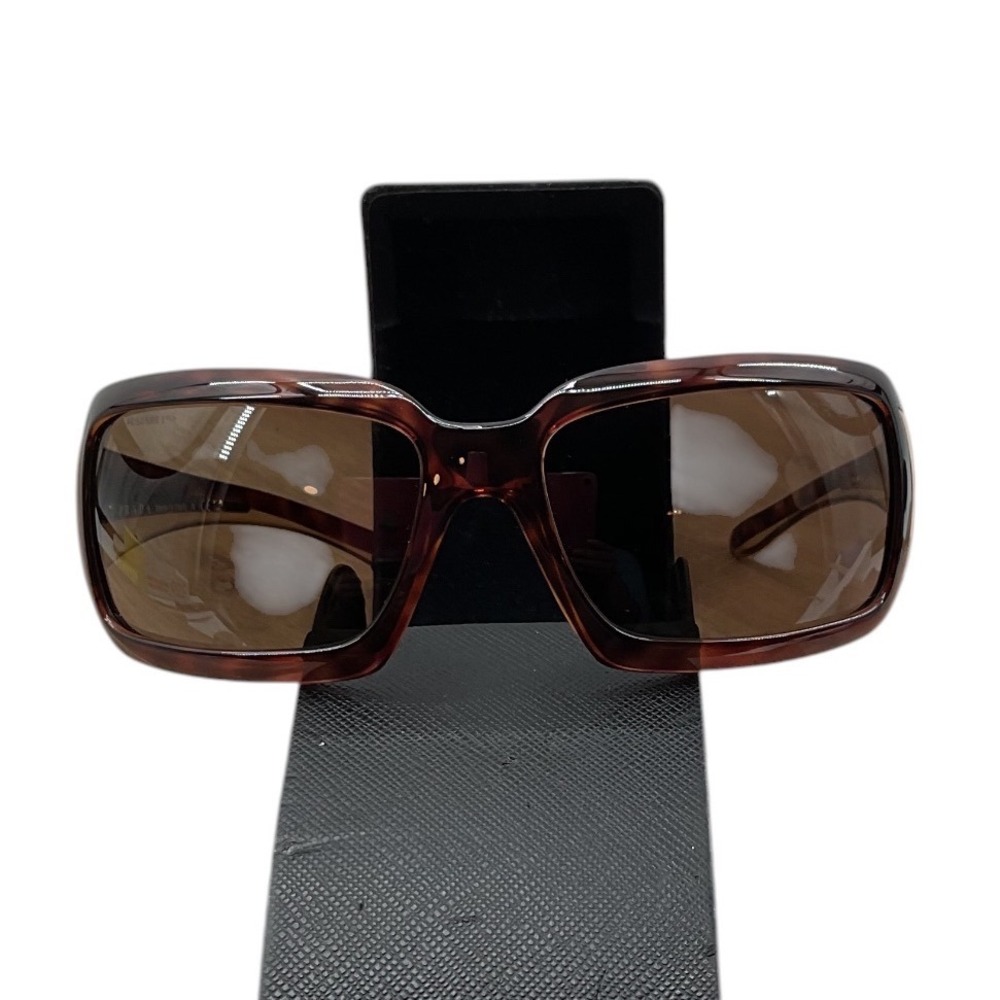 Prada SPR 01H Tortoiseshell Rectangular Sunglasses Brown Gradient Made in Italy - Picture 5 of 12